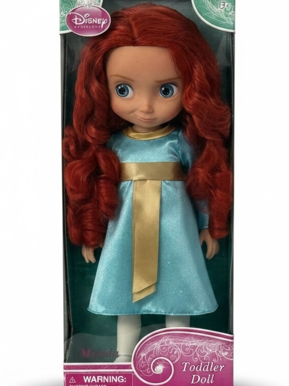 2012 Disney Store Brave Merida 16” Toddler Doll NIB Pre-Animators